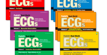 PODRID’S REAL-WORLD ECG SERIES COMPLETED (6 Vol-Sets)